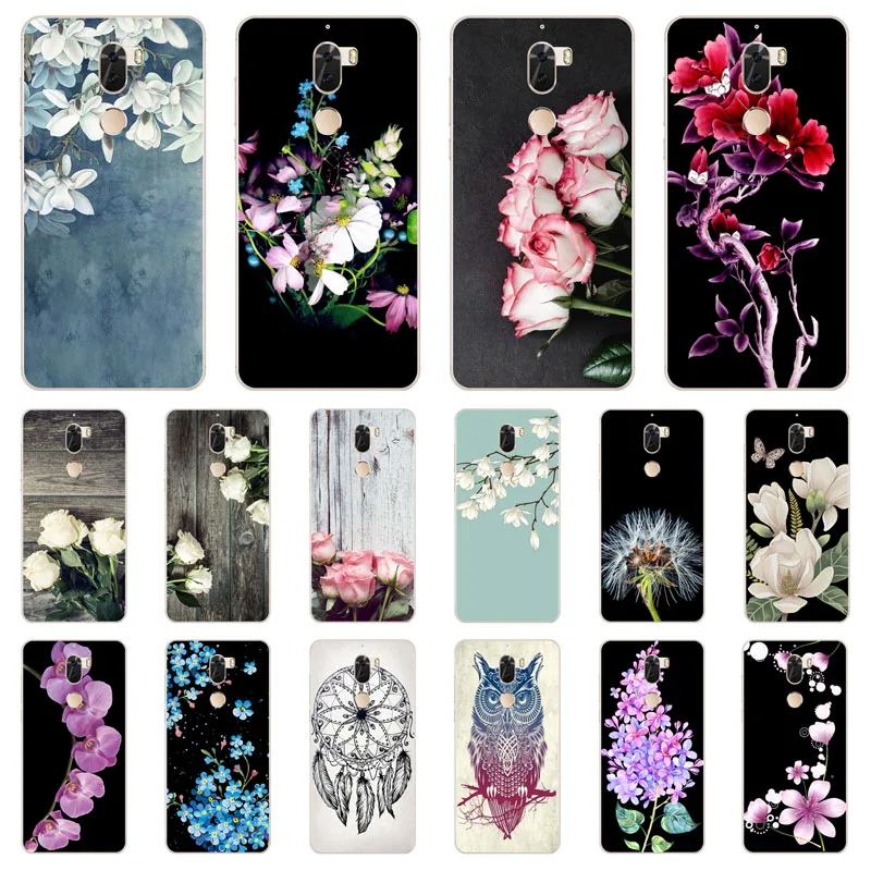 

Letv LeEco cool 1 Case,Silicon Popular flowers Painting Soft TPU Back Cover for letv Leeco Coolpad Cool1 protect Phone cases