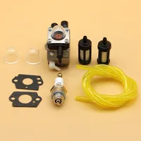 דלק פריימר bulb אטם פריימר קרבורטור Bulb 5mmx2.5mm קיט מסנן דלק צינור STIHL FS74 FS75 FS76 FS80 FS80R FS85 FS38 FS55 FC55 FS45 FS46 (5)