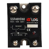 MRD-060D10 светодиодный мини-Индикация 10А Вход: 5 в 12 В 24 В DC SSR твердотельные реле интерфейс din-рейка реле напряжения релейный модуль