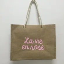 500 шт./лот многоразовые джут натуральный мешковины мешки сумки с логотипом мешок Гессе индивидуальные печать логотипа компании