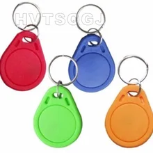 500 шт./пакет 125 кГц RFID Близость EM пропуск брелки электронные ключи безопасности брелки для ключей для контроля доступа посещаемости времени