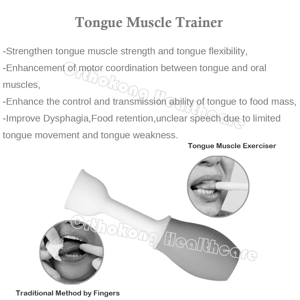 Устройство для восстановления мышц языка, медицинская реабилитация, тренажер, языковой барьер, инсульт, гимплегия, тренировочная машина, подходит для всех возрастов