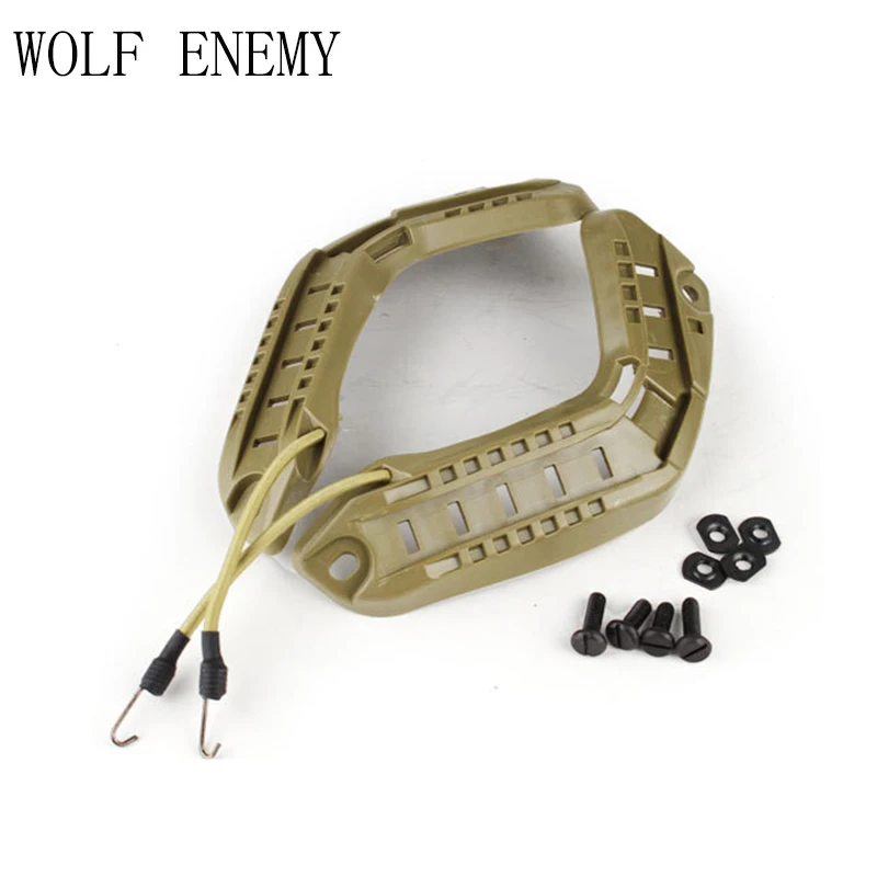 Airsoft Military Hunting Helmet Side Rails with Lanyard Outdoor