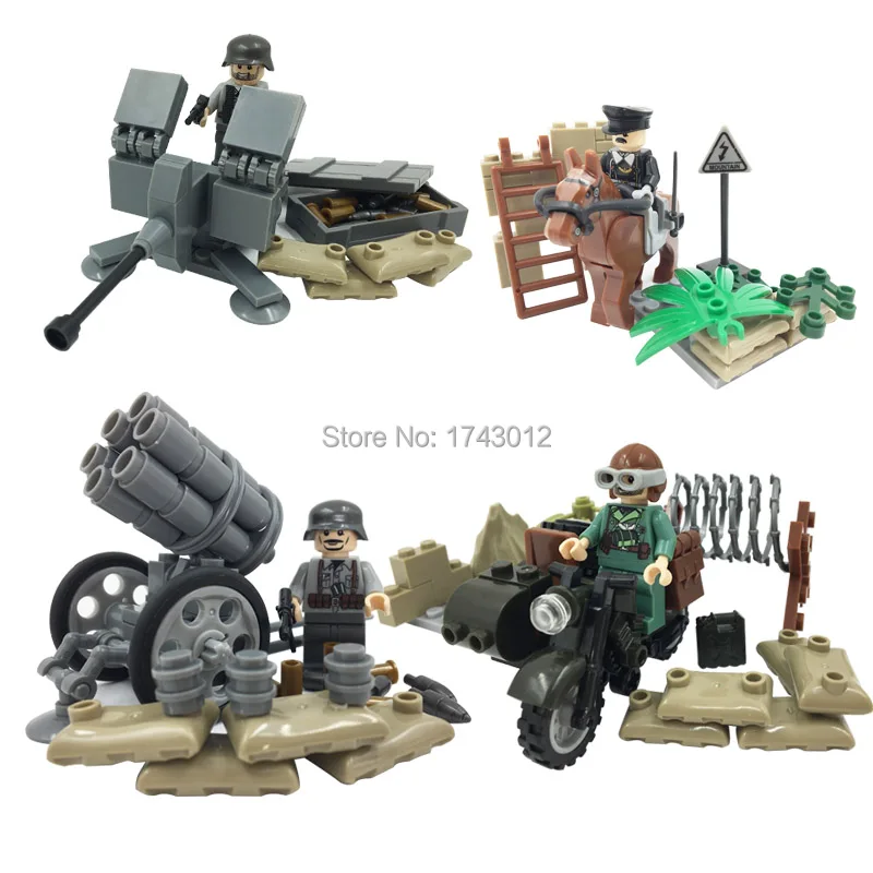 Doll D170 New Style Hot Sale Aggressive War Military War SWAT Building Block Bricks font b