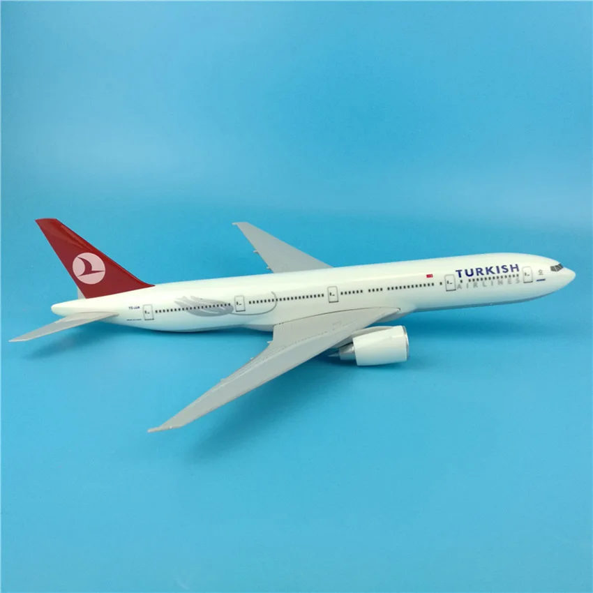 32 см 1:200 Boeing B777 модель Турецкая индейка авиакомпании с сплава на основе самолет коллекционная игрушка дисплей Коллекция украшения
