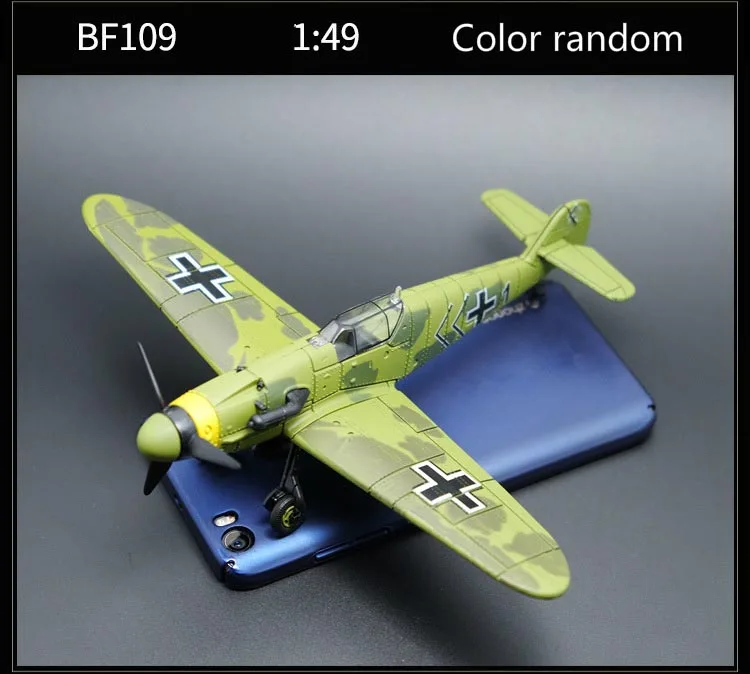 1:49 в сборе, военная модель BF 109, самолет, Игрушечная модель самолета, уличный спортивный планерный самолет