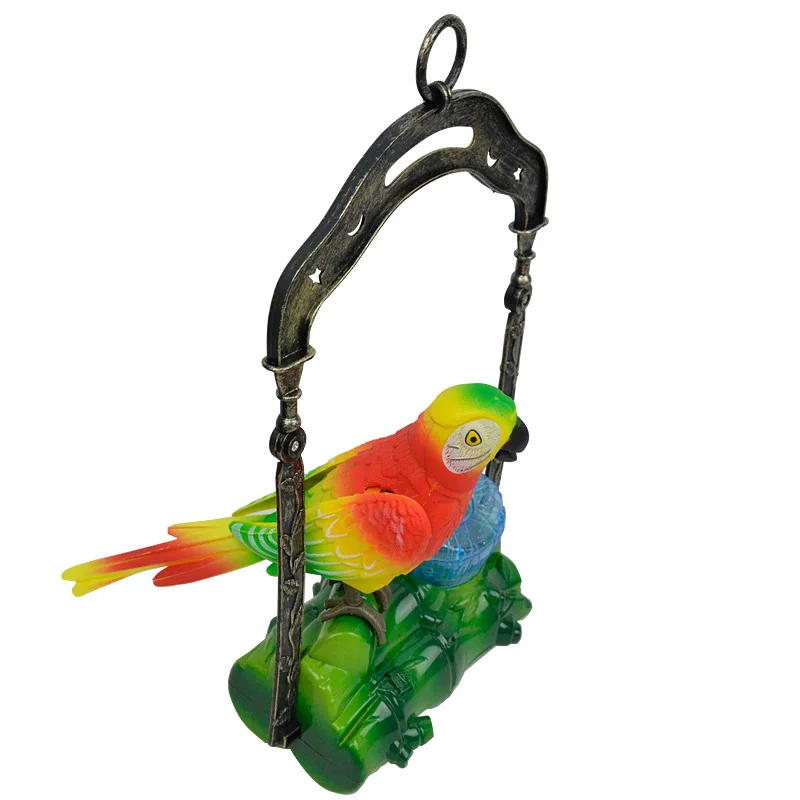Поп звук Голосовое управление электрическая птица игрушка для питомца электрическая имитация Индукционная птица птичьи клетки детская игрушка подарок садовые украшения