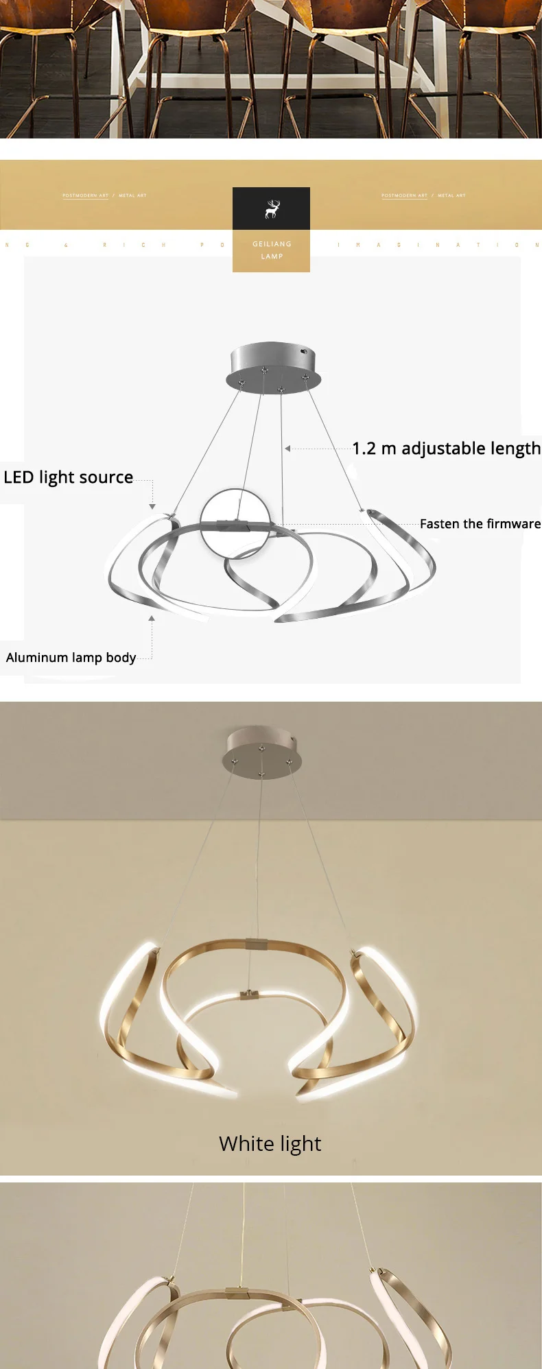 led chandelier light