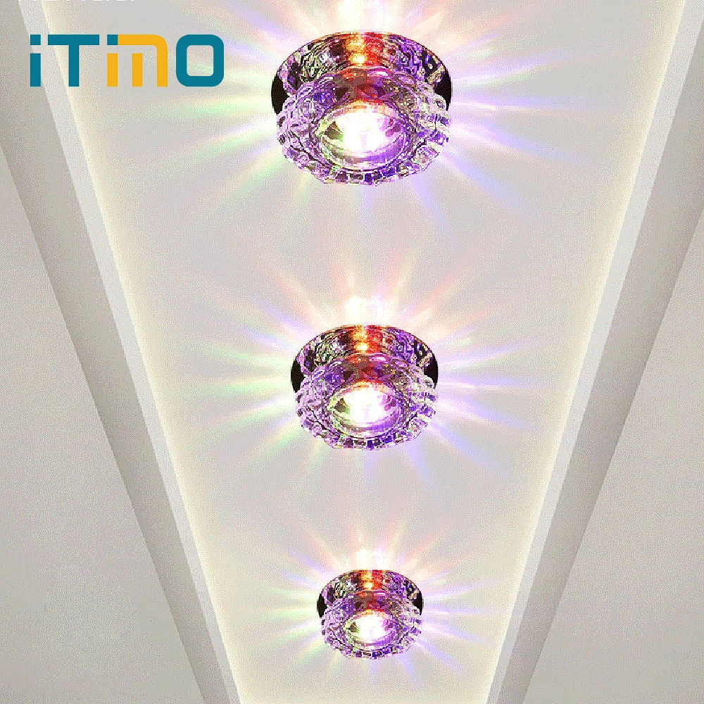 

iTimo Crystal Ceiling Light Chandelier Fixture Pendant Lamp Room Decoration Home Lighting LED Spot Light Wall Lamp