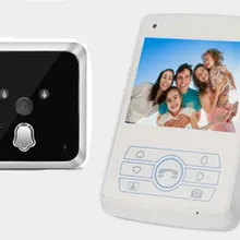 3,5 дюймов 120 градусов беспроводной видеодомофон