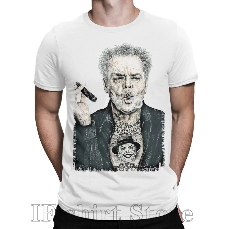 Оригинальная художественная футболка Jack Nicholson мужская и женская всех размеров 100%