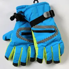 Зимние спортивные перчатки для мальчиков, варежки для маленьких мальчиков, детские перчатки для девочек, лыжные уличные перчатки для детей, От 5 до 12 лет, ветрозащитные непромокаемые перчатки для мальчиков