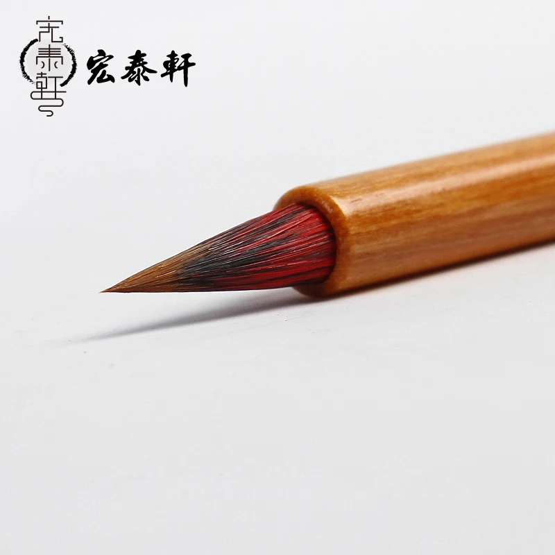 1Pcs Paint Brush Small Regular Script Chinese Calligraphy Brush Pen Weasel Hair Artist Painting For Drawing Brush Art Supplies