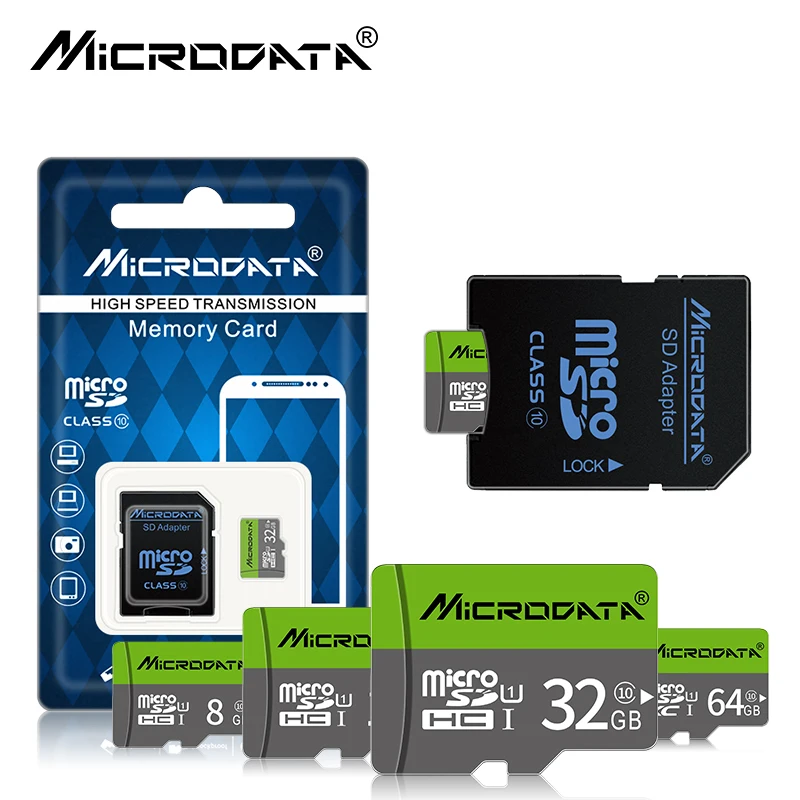 Карта Micro SD 32 GB Class 10 16 GB/64 GB/128 GB Class10 UHS-1 8 Гб памяти класса 6 карты флэш-памяти Microsd для смартфонов