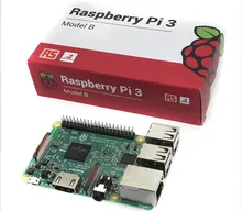 Placa Raspberry Pi 3 Modelo B 1 GB LPDDR2 BCM2837 Quad-Core Ras PI3 B, Ras PI 3B, Ras PI 3 B com WiFi & Bluetooth