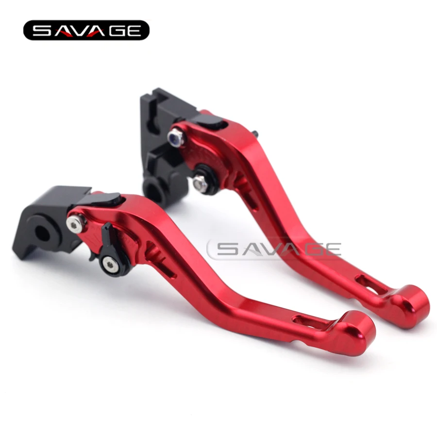 

For Triumph SPEED TRIPLE R/1050 THRUXTON R 2016-2017 Motorcycle CNC Aluminum Short Adjustable Brake Clutch Levers Red