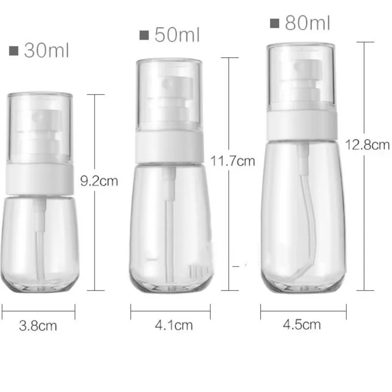 1 шт. мини-пластиковый тонкий Заправляемый спрей-бутылка Прозрачный Маленький Пустой Спрей для макияжа Путешествия
