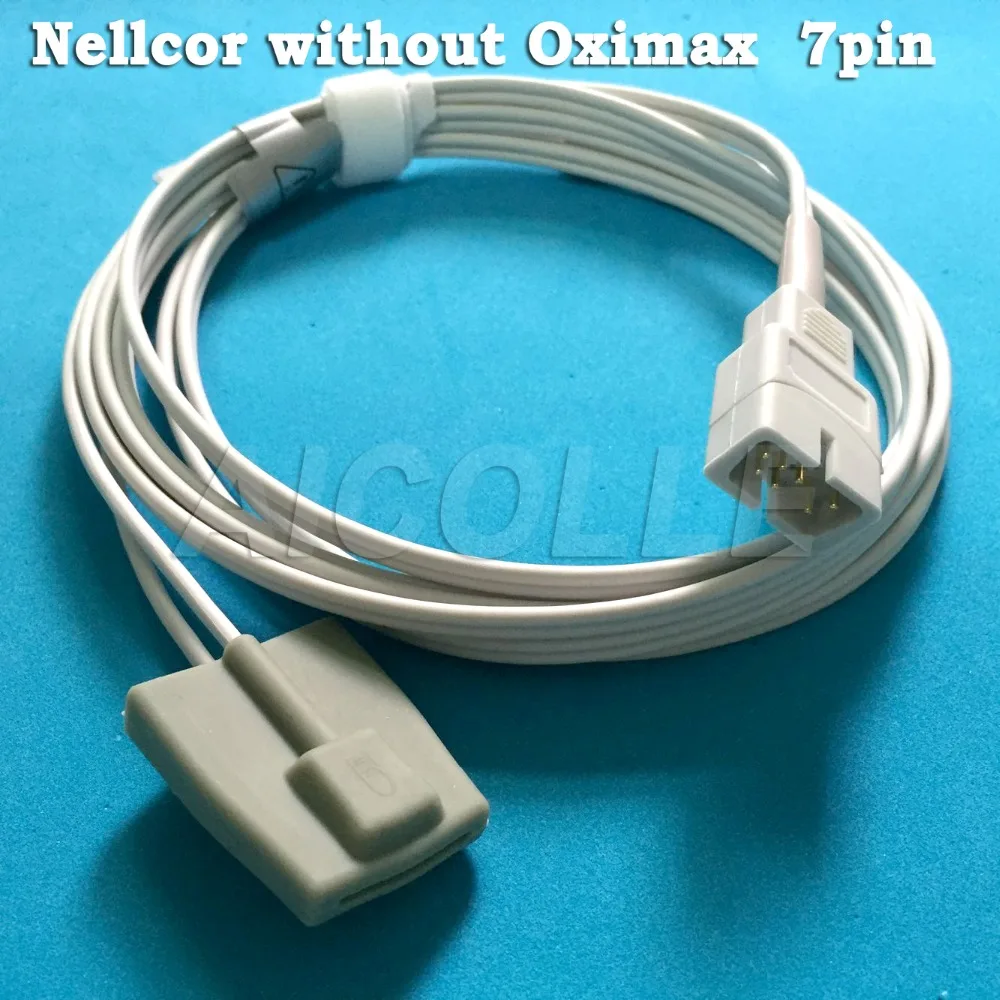 

Compatible Nellcor Non-Oximax 7pin 1m/3ft DB9 pulse probe pediatric silicone spo2 sensor