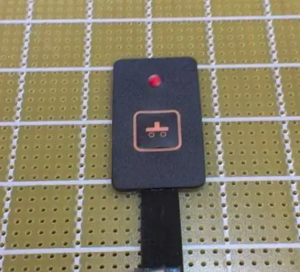 

1 Key Membrane Switch Keypad Control Panel Ultra Slim with LED