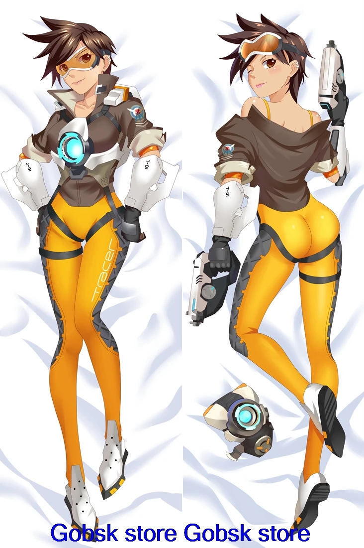 Аниме OW Mercy& Mei& Tracer& Widowmaker& D. Va& SOLDIER: 76& mcchini otaku Подушка «Dakimakura» чехол обнимающий тело наволочка