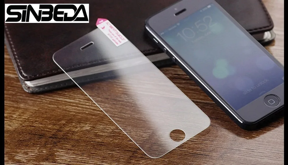 

Sinbeda 2.5d 0.3 mm Tempered Glass For IPhone 4 4s 5 5S SE Premium Screen Protector for iPhone 5 5s Toughened protective film