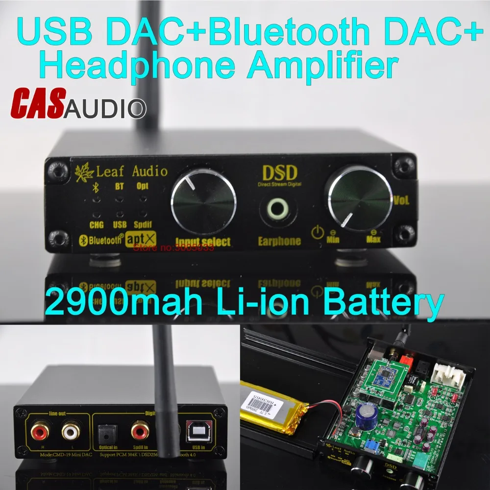 Портативный аккумулятор Bluetooth ATPX USB DAC DSD нативный XMOS XU208 асинхронный усилитель для