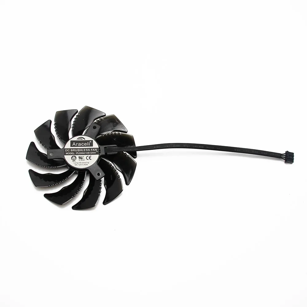 Original for Gigabyte GeForce GTX 1070 1060 Mini ITX Graphics card fan PLD09210S12HH DC12V 0.40A diameter 88mm pitch 40*40*40mm