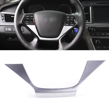 

DWCX Car Styling Chrome Steering Wheel Panel Cover Badge Insert Trim For Hyundai Sonata / i45(LF) 2015 2016 2017 Current Shape