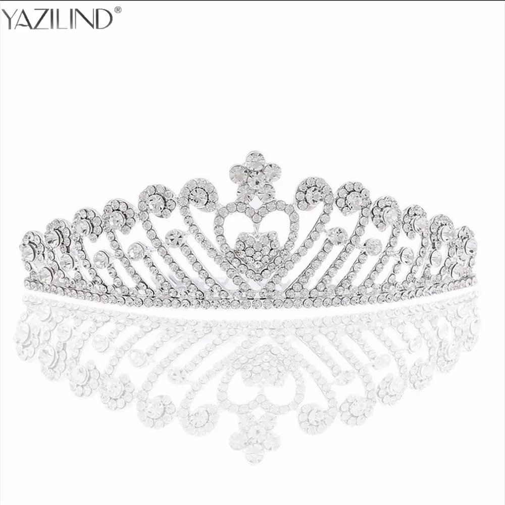 Luxury Wedding Bridal Crystal Tiara Crowns Princess Queen Pageant Prom