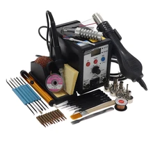 GORDAK 8586 Спаивание горячим воздухом станция комбинация Антистатическая постоянная температура Электрический Утюг bga ремонт мобильного телефона 8586D