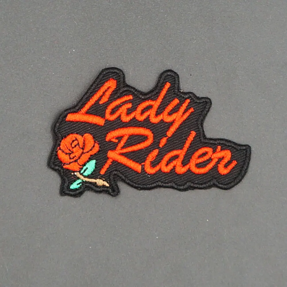 LADY RIDER вышитые Панк байкерские нашивки одежда наклейки Одежда Аксессуары значок