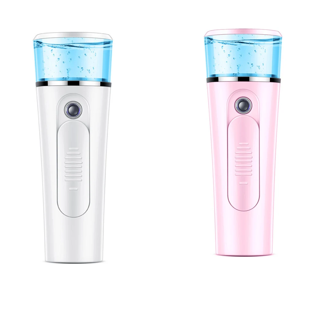 

Semimesei2-in-1 Handheld Mist Nano Sprayer Face Care Portable Facial Sauna Spa Steamer USB Rechargeable Power Bank