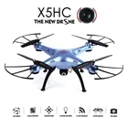Save 26.78 on SYMA X5HC Drohne 2.0MP HD Camera Aviao Drones RC Quadcopter Headless Mode High Hold Mode Function 2.4GHz 4CH 6 Axis Gyro Drone