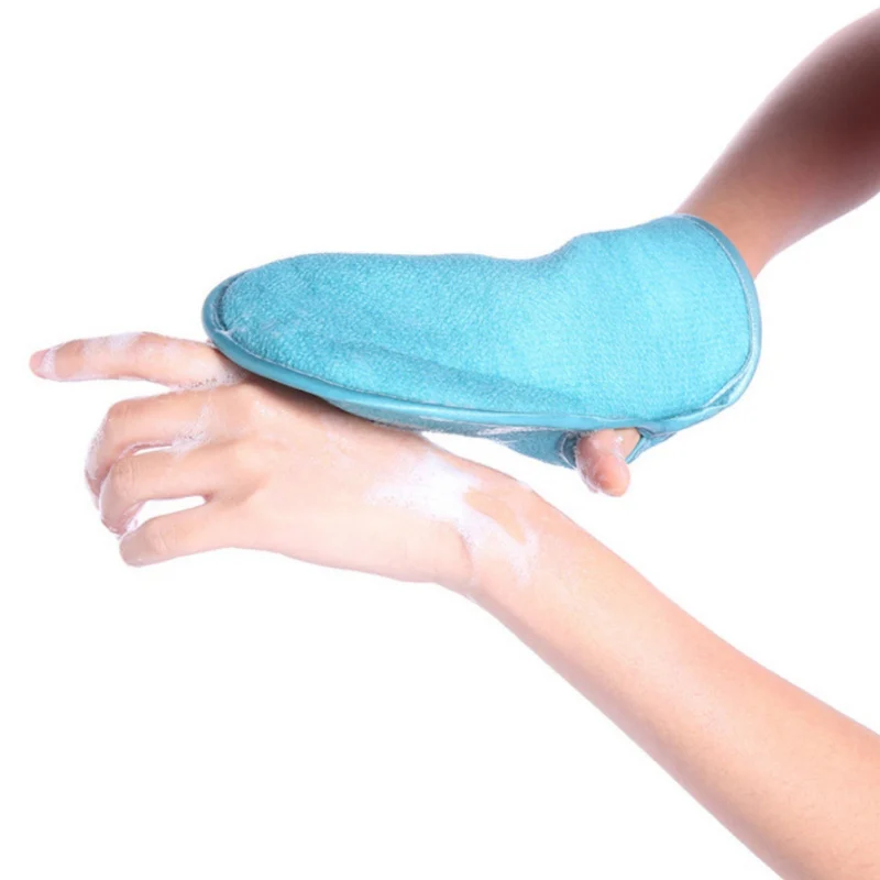 

Sponge Mesh Elastic Design Bathing Gloves Multiple Color Home Bathroom Thick Rubbing Mud Scrubber Gloves Bathing Supplies
