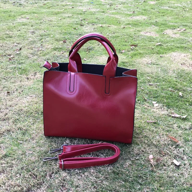 Medium Size Shoulder Bag Trunk Tote Bag With Detachable Strap