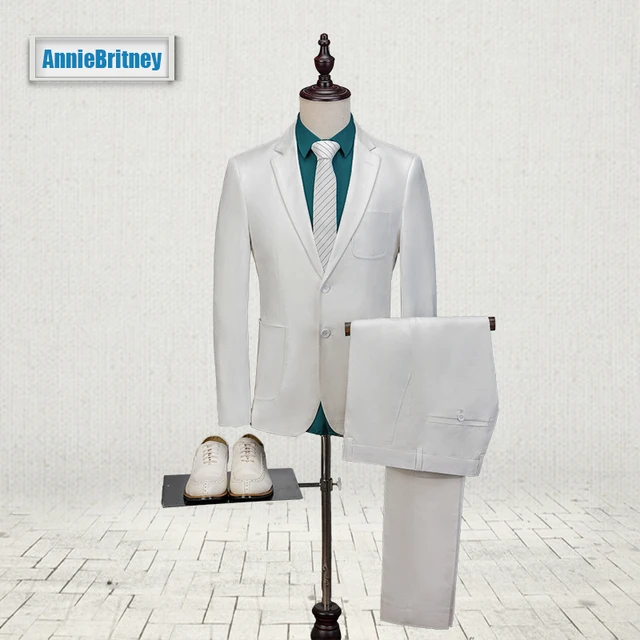 2017 Latest Coat Pant Design White Ivory Men Suit Slim Fit 3 Piece 2017 Latest Coat Pant Design White Ivory Men Suit Slim Fit 3 Piece Tuxedo Custom Wedding