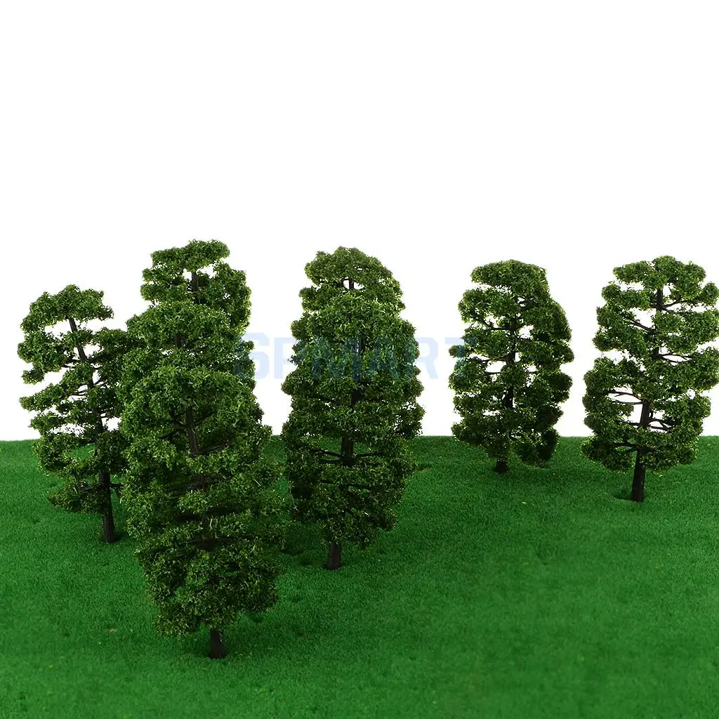 Пластиковые модели деревьев железная дорога Diorama Архитектурный Пейзаж HO N OO|model