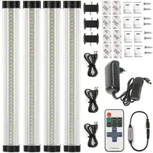 Светодиодный бар светильник бесшовные подключения жестких Светодиодные ленты smd 2835 Светодиодный Кухня светильник под шкаф раковина 12V 4*30 см/33 светодиодный s+ PC