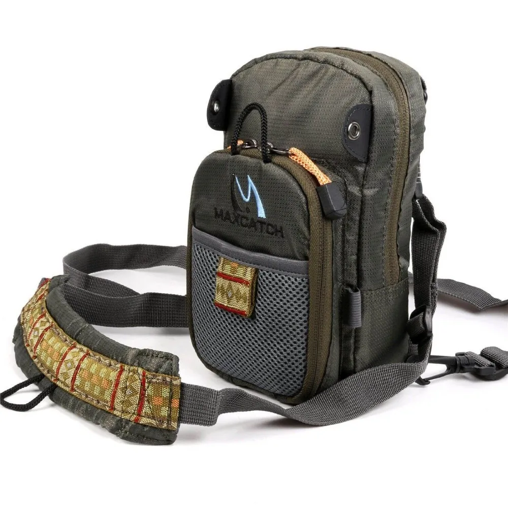 Adjustable Mutil-Pocket Fly Fishing Chest Pack Bag//Outdoor Sports Fishing Pack