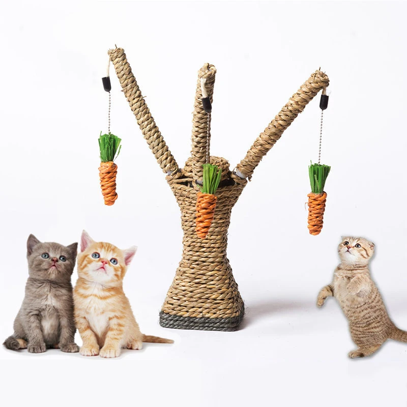 Кошка захват сизаль веревка котенок ловушка кошки восхождение рамка игрушка