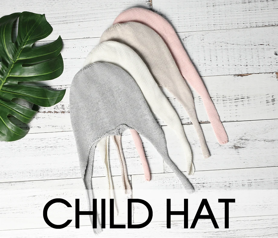 Kids Hat Children Cute Warm Beanies Protect The Ears Hats 2019 New Winter Autumn Boys Girls Wool Knit Beanie Baby Hat Unisex Cap (1)