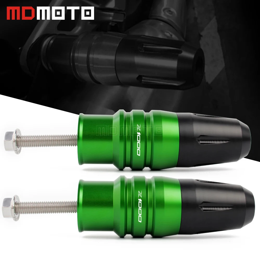 2 шт. для Kawasaki Z1000 Z1000SX 2010 2016 2017 2018 2019 Мотоцикл с ЧПУ Краш колодки выхлопные Ползунки