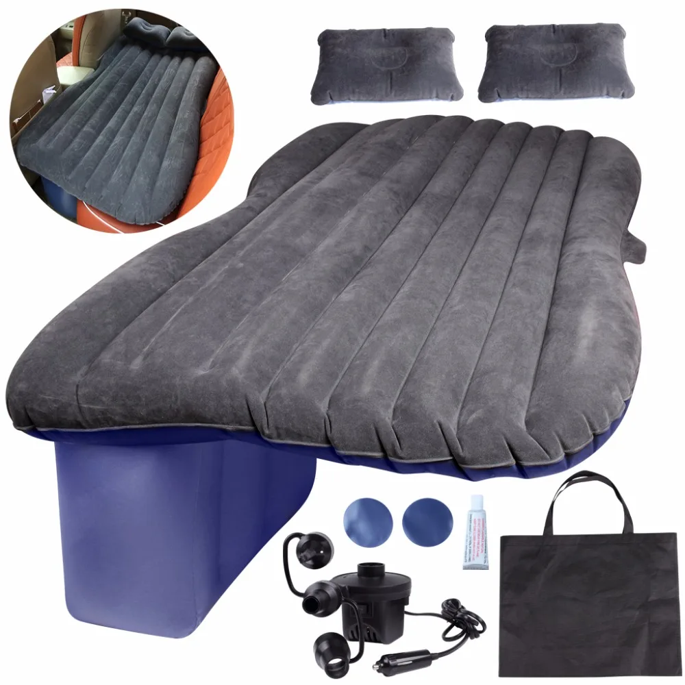 Автомобильный надувной матрас Авто Кемпинг матрас для путешествий кровати автомобиля воздушная кровать подушка наружные дорожные кровати диван с надувным насосом