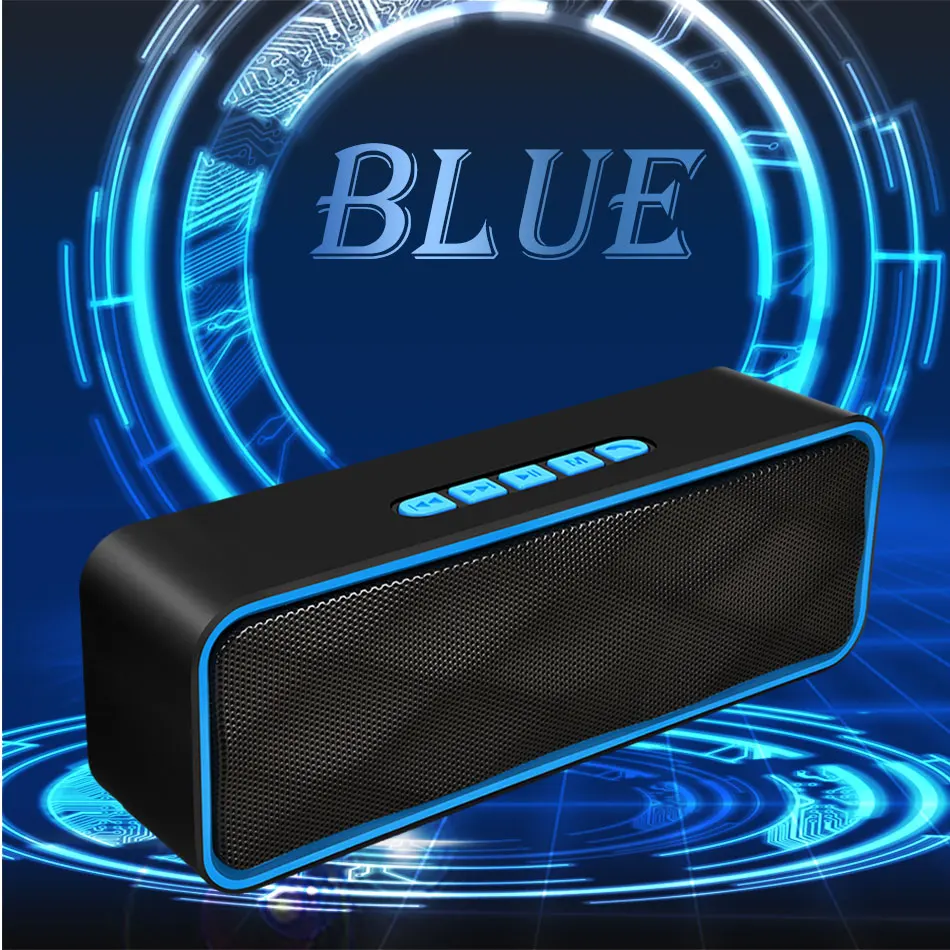 LIGE Bluetooth Колонка портативная Bluetooth Колонка Громкая колонка с микрофоном Музыкальная Коробка модель поддержка TF AUX fm-радио для смартфонов ПК
