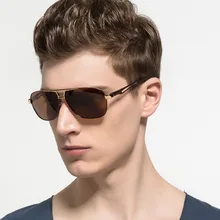 Sunglasses Men's Polarized Mirror Aluminum Alloy Frame UV400 Sun Glasses Man Classic Sunglass Good Quality Goggles Male's