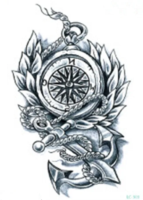Waterdichte Tijdelijke Fake Tattoo Stickers Cool Vintage