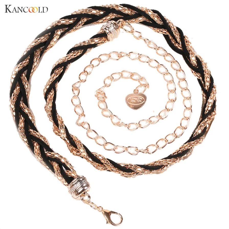 

Newly Women Metallic Gold Plate Wide Belt Chains Cummerbunds Punk Metal Mirror Surface Waist Belt For Women Ceinture Femme De9
