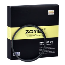 Zomei HD 18 layer Ultra Slim MC UV Filter Waterproof Oilproof Scratch MCUV Filter For Canon Nikon Sony Pentax Fuji Lens nisi 82mm mc ultra violet ultra thin double sided multilayer coating uv lens filter