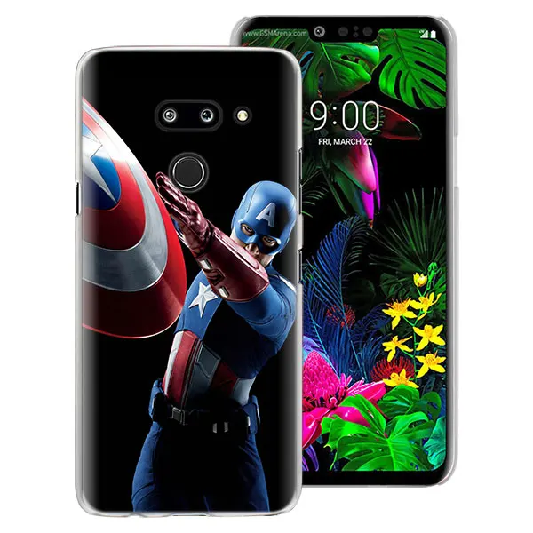 Чехол для телефона Marvel, Мстители, супергерои, чехол для LG G7, G8, ThinQ, G5, G6, V30, V40, V50, ThinQ, Q6, Q7, жесткий чехол-накладка - Цвет: 07