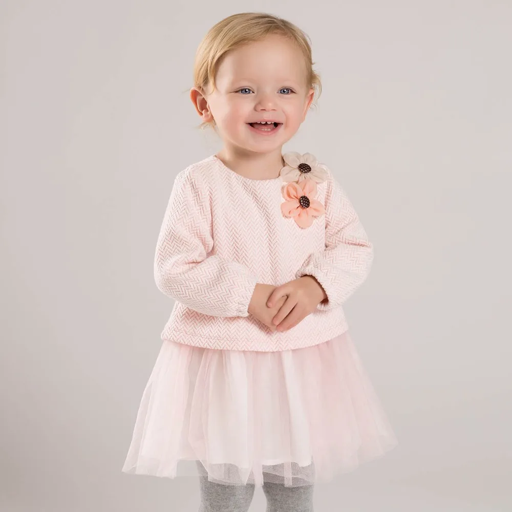 DB4881 dave bella/весеннее милое платье для малышей; платье феи для маленьких девочек; детская Изысканная одежда; платье лолиты для девочек